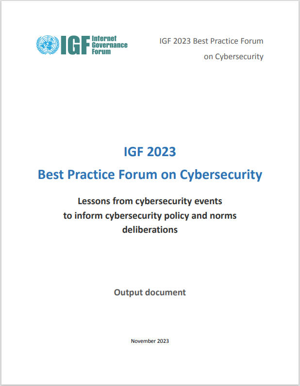 BPF Cybersecurity Report 2023
